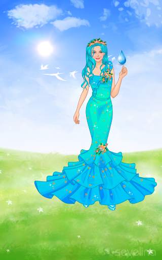 Element Princess dress up game screenshot 8