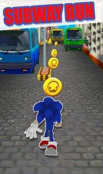 Subway Hedgehog Adventure: Dash Runner jump Game скриншот 1