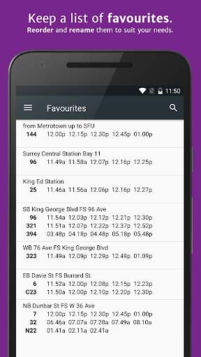 TransitDB Vancouver screenshot 4