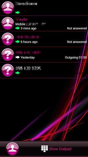 THEME FOR EXDIALER AERO PINK screenshot 5