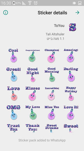 ToYou Stickers screenshot 7
