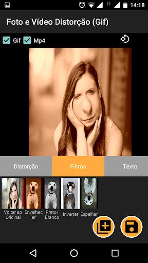 Foto Vídeo Efeitos Distorção screenshot 6