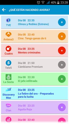Programación TV - TDT España screenshot 2