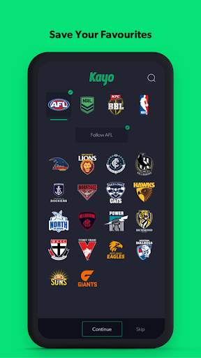 Kayo Sports - for Android TV screenshot 7