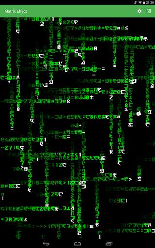 Matrix Effect Live Wallpaper screenshot 8