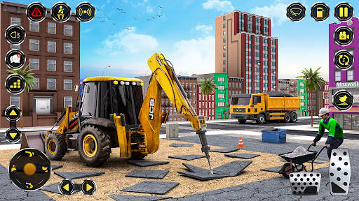 Modern Road Construction Games screenshot 8
