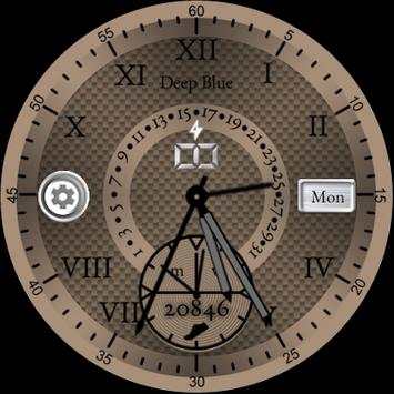 Deep Blue Watchface screenshot 13