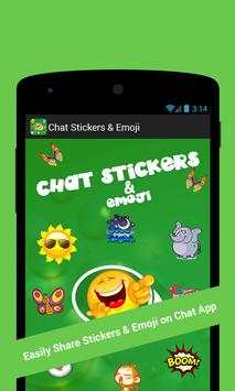 Chat Stickers & Emoji screenshot 1