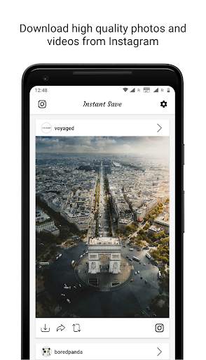 Instant Save - HD photo downloader for Instagram screenshot 1