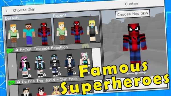 2018 Spiderman Skin Pack Minecraft PE screenshot 1