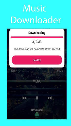 Music player - Music Downloader 3 تصوير الشاشة