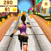 Princess Run Street Chaser 3D icon