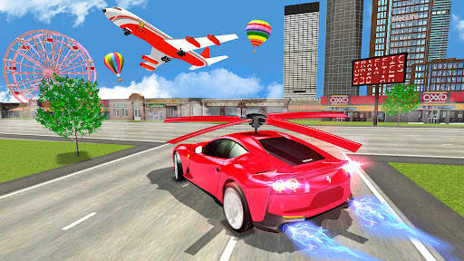 Flying Car Shooting - Car Game screenshot 6