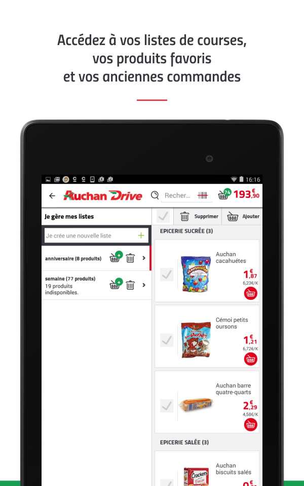 AuchanDrive - courses drive screenshot 19