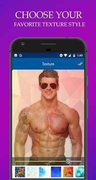 Men Body Suit Photo Editor : Abs, Beard, Tattoo screenshot 7