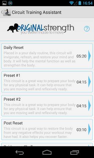 Circuit Training Assistant скриншот 5