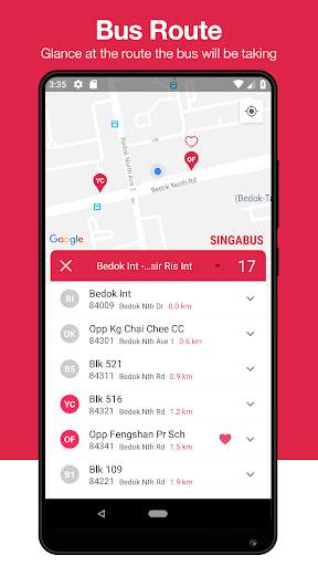 Singabus - Singapore Bus Timin screenshot 5