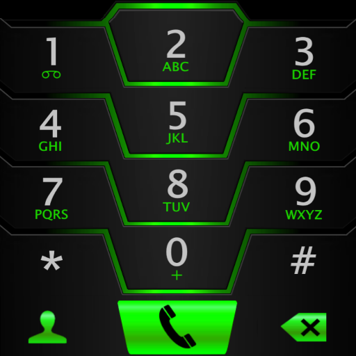 THEME DARKCITY GREEN EXDIALER icon