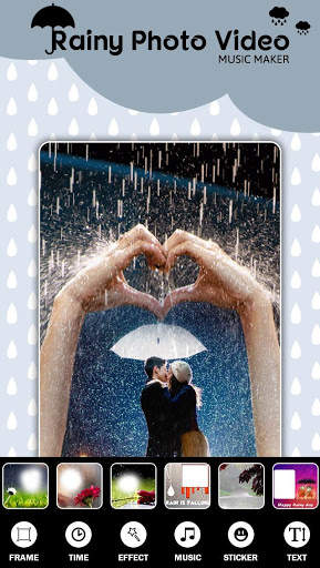 Rainy Photo Video Music Maker screenshot 4