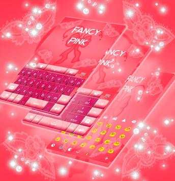 Fancy Pink Theme for Keyboard screenshot 1