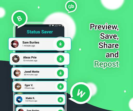 Status Saver For WhatsApp : Save HD Images, Videos screenshot 1