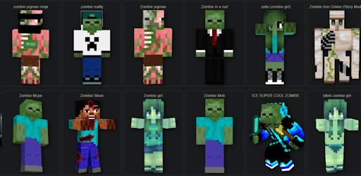Skin Zombie for minecraftpe | Addon Maps 2021 screenshot 2