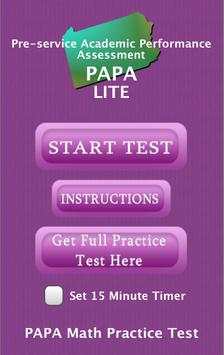 PAPA Math Practice Test Lite скриншот 13