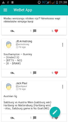 WeBet App - Free Betting Tips screenshot 4