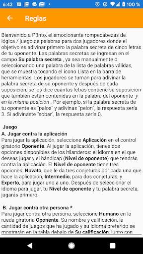 P3nto--El Juego de Palabras de Cinco Letras screenshot 5