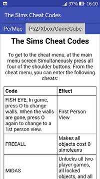 The Sims Cheats screenshot 8