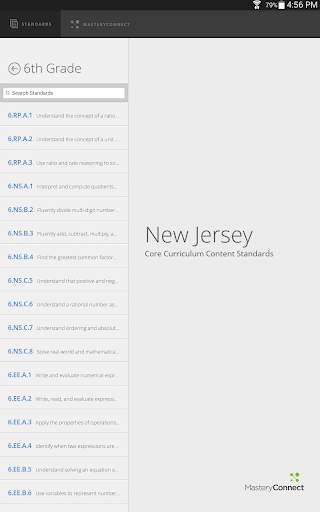 New Jersey Content Standards screenshot 10