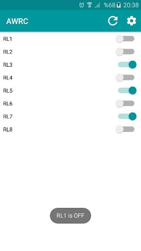 Arduino WiFi 8 Channel Relay Control screenshot 3