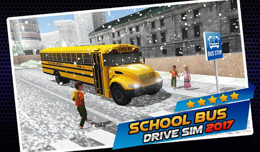 School Bus Drive Sim 2017 screenshot 7