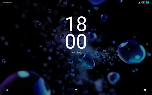 Black Theme XZ2 (live wallpaper) screenshot 9