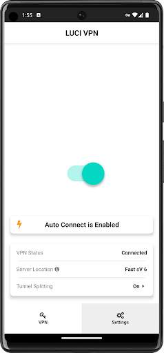 Luci VPN screenshot 1