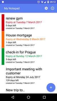 My Notepad screenshot 1