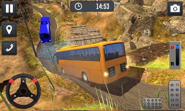 Bus Climb Racing On Mountains - Uphill Climb 3D screenshot 2