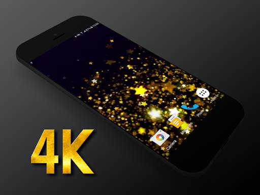 Gold Stars Live Wallpaper screenshot 1