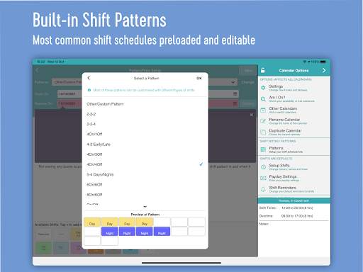 My Shift Planner - Calendar screenshot 10