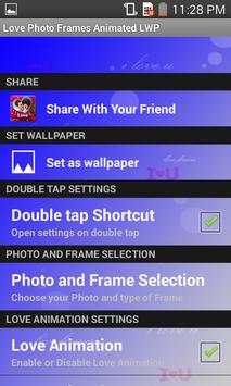 Love Photo Frames Animated LWP screenshot 4