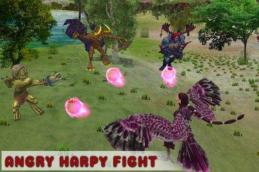 Scary Harpy 3D Jungle Sim screenshot 12