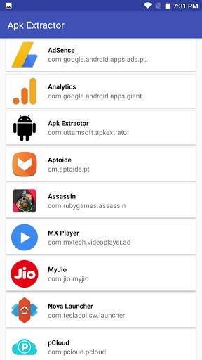 Apk Extractor Lite screenshot 1