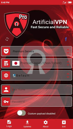 ArtificialVPN New Pro screenshot 1