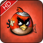 angry HD faces of birds wallpaper icon