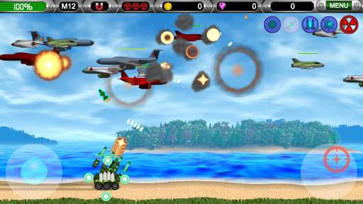 Heavy Weapon Deluxe - Drive Tank! Fight Airplane! screenshot 2