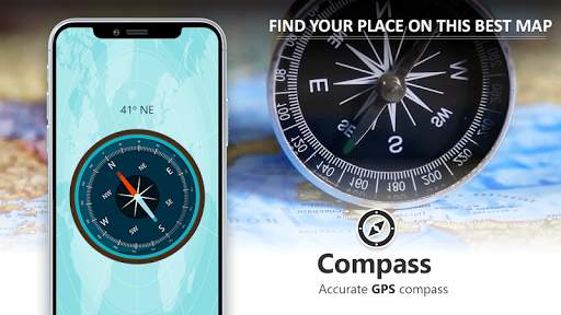 GPS Navigasi Hidup Peta - Rute, jalan Peta Arah screenshot 4