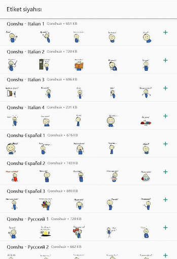 Qonshu international stickers for WhatsApp screenshot 9