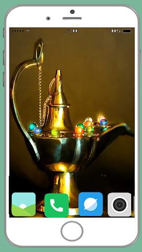 Magic Genie Lamp Full HD Wallpaper screenshot 2