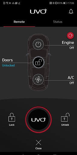 Kia UVO screenshot 1