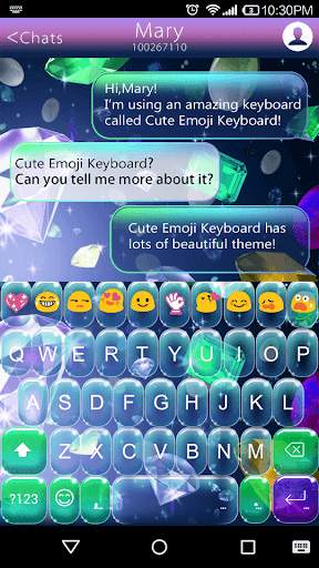 Diamond Jewelry Emoji Keyboard screenshot 2